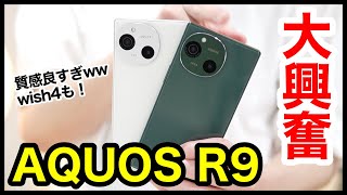 【全色】AQUOS R9の実機キタァー！手にとって感じたこと！質感良すぎｗｗｗ【価格】【感想】 [upl. by Vicky]