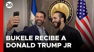 EL SALVADOR  El presidente Bukele recibió a Donald Trump Jr [upl. by Marti163]