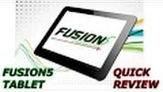 Fusion5 Tablet Review [upl. by Eidnac]