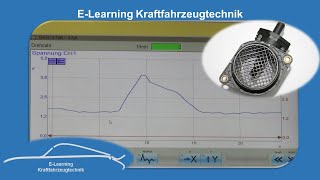 HFM 5 Luftmassenmesser prüfen mit Multimeter und Oszilloskop Fehlersuche [upl. by Johnathon]