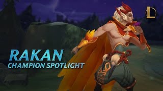 Rakan Champion Spotlight  Gameplay  League of Legends [upl. by Eidnac]