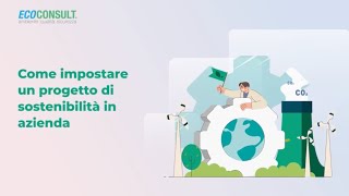 ✅ Come si imposta un progetto di sostenibilità EFFICACE in azienda [upl. by Parthenia]