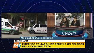 Internos tomaron de rehén a un celador  Félix Caporaso  Noticiero Central [upl. by Ojaras989]