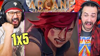 ARCANE 1x5 REACTION Episode 5 quotEverybody Wants to Be My Enemyquot  League Of Legends  Netflix [upl. by Llerdnek]