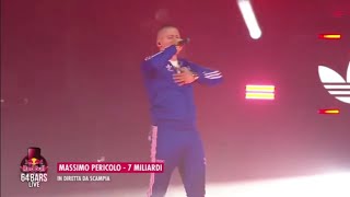 MASSIMO PERICOLO CANTA quot7 MILIARDIquot RED BULL BARS 64 LIVE SCAMPIA [upl. by Brook847]