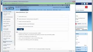 INHow to add beneficiary in HDFC Netbanking [upl. by Mourant144]