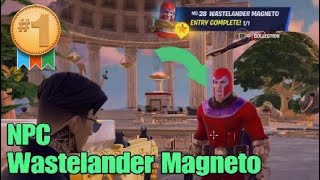 Where to Find Fortnite NPC Wastelander Magneto  Chapter 5 Season 3 [upl. by Poll]