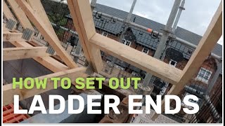 Site Carpentry  How To Easily Set Up Ladder Ends [upl. by Gottfried]