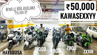 ₹50000 में Superbike 🔥Kawasaki Z1000 Z900 Z800  Second Hand Superbikes in Mumbai at Cheap Rate [upl. by Cointon]