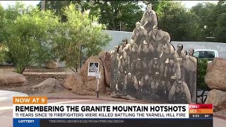 11 years since Granite Mountain Hotshots were killed battling Yarnell Hill Fire [upl. by Reid515]