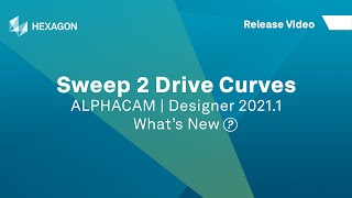 Swept Surface  ALPHACAM Designer 20211 [upl. by Cocke]