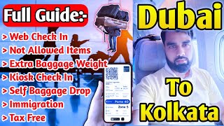 The Ultimate Guide to Dubai to Kolkata Direct Flight Emirates Web Checkin  Emirates Extra Baggage [upl. by Rysler]