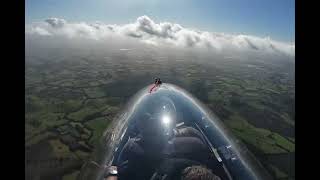 AutoGyro Calidus over UK patchwork landscape [upl. by Eyaf408]