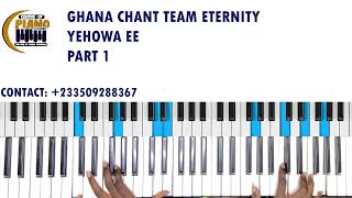 Amazing Piano Cover  Ghana Chant  Team Eternity  Yehowa e [upl. by Onaicilef]