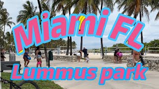 Walking around Lummus park  Miami FL  must watch until end [upl. by Merilee]