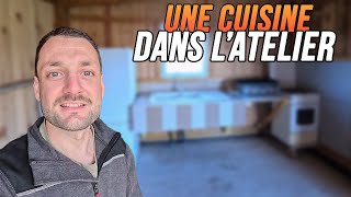 Jinstalle une CUISINE dans mon Atelier  Part 2 [upl. by Adirahs]