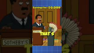 How Much Does Cleveland Brown Make Per Second 🛠️💸 [upl. by Tram783]