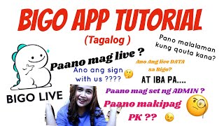 BIGO TUTORIAL TAGALOG PHILIPPINES [upl. by Damara]