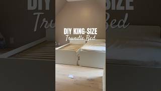 DIY Twin Beds Into A KingSized Trundle Bed and it’s awesome [upl. by Acker]