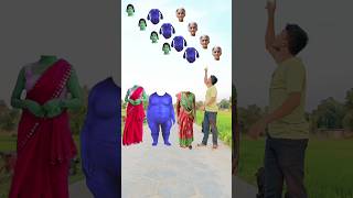 Kamariya Dole song vs old Dida lal shadi wife Fat dog amp me corect funny head matching video [upl. by Ardnohsal]