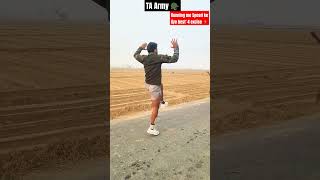 running me speed ke liye athletes 🏃army 🪖1600mtrruning viralvideo [upl. by Heid]