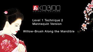 Kobido® Level 1 Technique 2 WillowBrush Along the Mandible [upl. by Filberte]