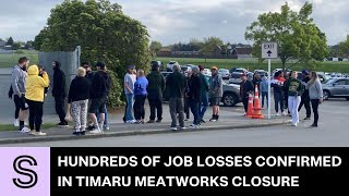 Hundreds of jobs losses confirmed as Timaru meatworks to close after 140 years  Stuffconz [upl. by Chelsae]