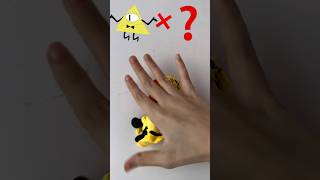 Bill Cipher❌❓😶‍🌫️🧥shots gravityfalls billcipher airdryclay satisfying ytshorts art art [upl. by Artie]