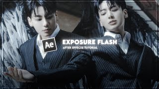 exposure flash tutorial in after effects [upl. by Kennett297]