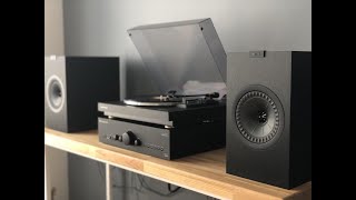 Marantz tt42  cambridge audio 640a  kef q350  project phono box mm test 2 [upl. by Signe]