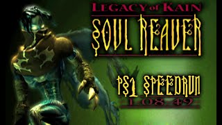 Legacy of Kain Soul Reaver Speedrun  PS1 Any Glitch  10849 [upl. by Garneau]