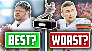 The 5 Best Heisman Trophy Winner Since 2000And The 5 Worst [upl. by Shadow]