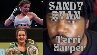 Sandy Ryan vs Terri Harper LIVE Full Fight Blow by Blow Commentary [upl. by Airamasor952]