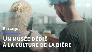 Belgique un musée dédié à la culture de la bière  AFP [upl. by Odnumyer]