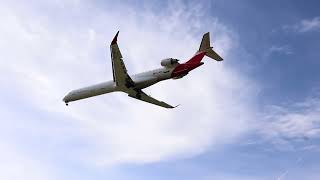 CRJ1000 Iberia Landing in Menorca LEMH 27102024 [upl. by Akayas]