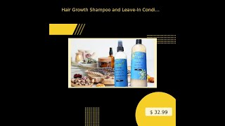 Hair Growth Shampoo and LeaveIn Conditioner [upl. by Iv957]