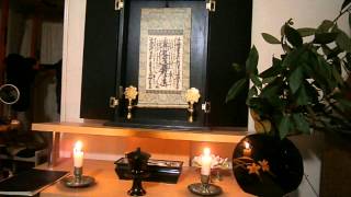 Typical Solo Evening Gongyo at Home Buddhism Soka Gakkai [upl. by Ehsom617]