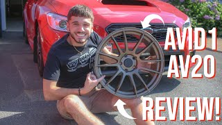 AVID1 AV20 WHEEL REVIEW NEW WHEELS FOR THE WRX [upl. by Letnahs]