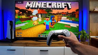 MINECRAFT On PS5  4K 60FPS POV Gameplay Impression [upl. by Epoillac]