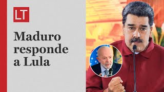 Maduro responde a Lula por temor a baño de sangre quotQue se tome una manzanillaquot [upl. by Kirsti]