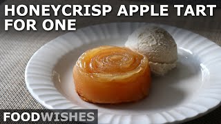 Honeycrisp Apple Tart for One  Easy NoSlice Tartlets  Food Wishes [upl. by Ellac]