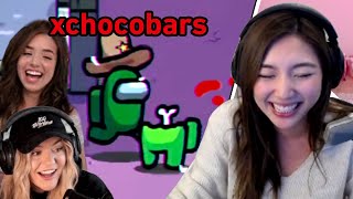 my GREATEST IMPOSTOR game EVER ft Pokimane ItsHafu BrookeAB amp friends [upl. by Renee]