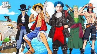 One Piece ပင်လယ်ဓားပြတွေက ကျနော့်ကိုမွေးစားခဲ့တယ် Adopted by One Piece Family in GTA V [upl. by Nnaeerb613]