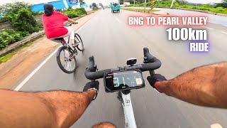 Bangalore to Pearl valley  100km Cycle Ride  Triban rc 120  Long Ride [upl. by Keven759]