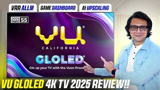 VU GLOLED 4K TV 2025 MOST DETAILED REVIEW  Vu Gloled TV 2025 vs Samsung Crystal 4K Vivid Pro [upl. by Ennaegroeg]