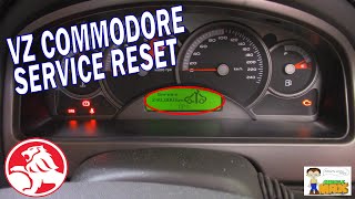 VZ Commodore Service Warning Reset [upl. by Gabby785]