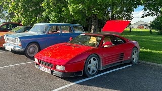 Essaie Ferrari 348 TS rally Abarth  Ferrari [upl. by Zetnauq]