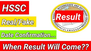 Fbise HSSC Result Date Confirmation 2024  1st Annual Result [upl. by Eniamrehc306]