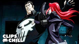 All The Best Action Scenes From Avengers Confidential Black Widow amp Punisher [upl. by Ettenahc]