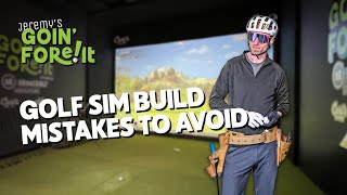 Dont Make These Mistakes When Building Your Dream Golf Simulator [upl. by Negem]